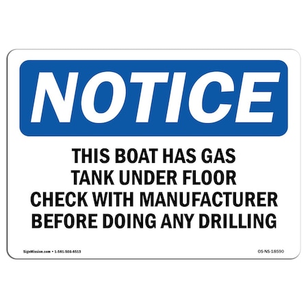 OSHA Notice, 12 Width, Decal